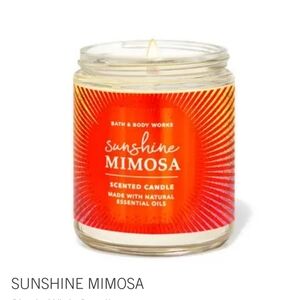 SUNSHINE MIMOSA bath and body works single wick